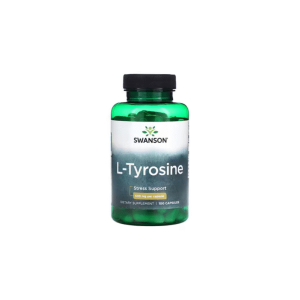 L Tirosina 500mg 100 Cápsulas Swanson