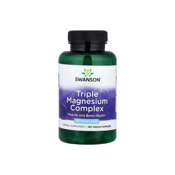 Triple Magnesio 400 mg 100 Cápsulas Swanson