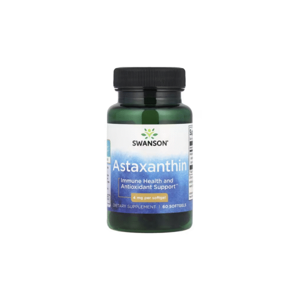 Astaxantina 4 mg 60 cápsulas blandas Swanson