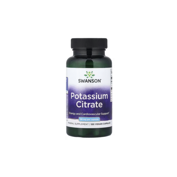 Citrato de Potasio 99mg 120 capsulas Swanson