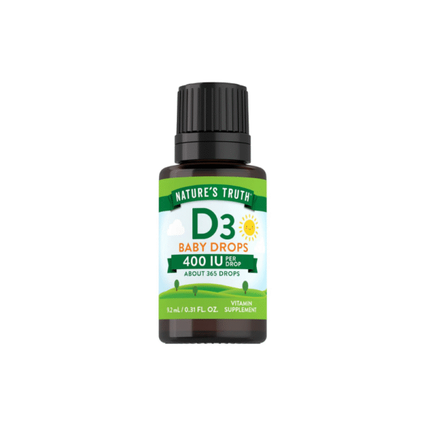 Vitamina D3 Gotas para bebés 10 mcg (400 UI) 9,2 ml Nature's Truth