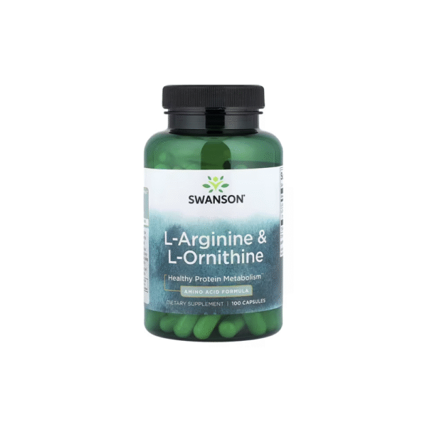 L-Arginina & L-Ornitina 100 capsulas Swanson