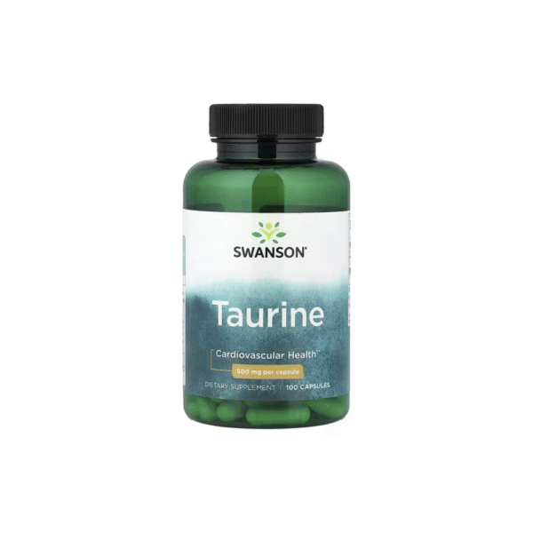 Taurina 500 mg 100 cápsulas Swanson