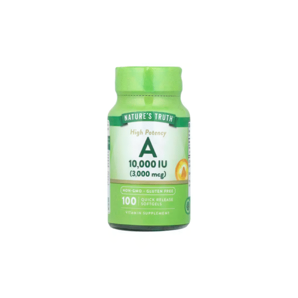 Vitamina A  3000 mcg (10.000 UI) 100 cápsulas blandas Nature's Truth