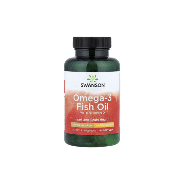 Omega 3 con vitamina D 60 Softgel Swanson