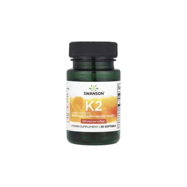 Vitamina K2 100 mcg 30 cápsulas Swanson